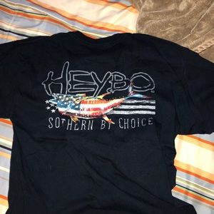 An Heybo southern shirt. It’s brand new.